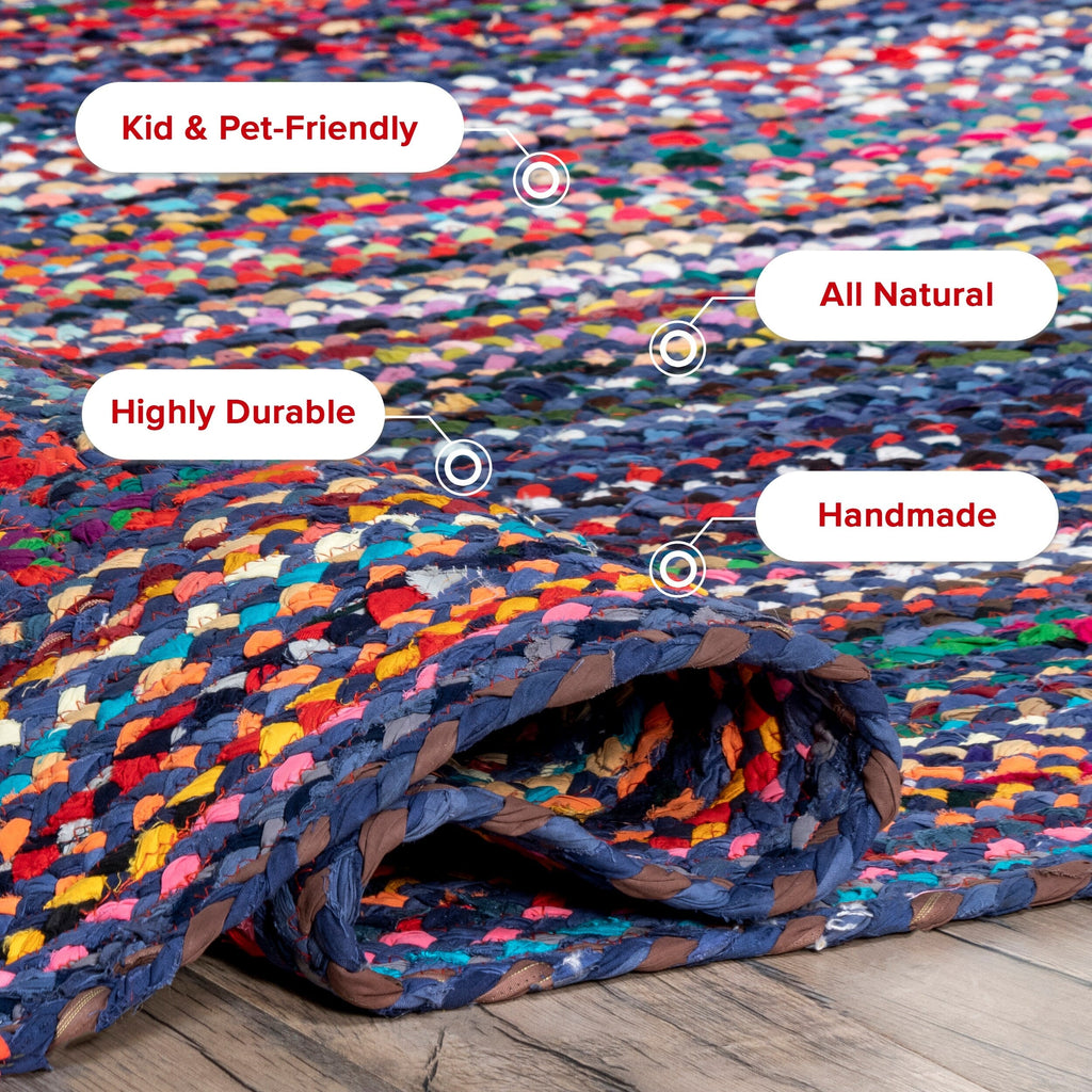 Tapis bohème tressé à la main Nuloom Tammara