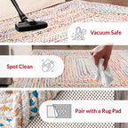 Tapis bohème tressé à la main Nuloom Tammara