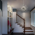 Lustre Spoutnik moderne en cristal avec feu d'artifice OYIPRO