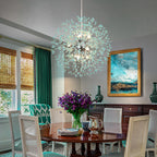 Lustre Spoutnik moderne en cristal avec feu d'artifice OYIPRO