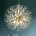 Lustre Spoutnik moderne en cristal avec feu d'artifice OYIPRO