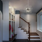 Lustre Spoutnik moderne en cristal avec feu d'artifice OYIPRO