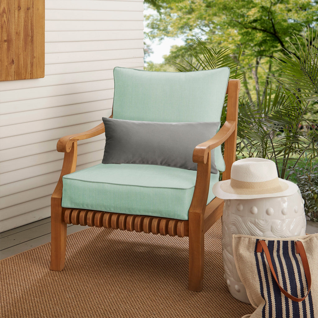 Ensemble coussin et coussin de chaise Oakley Sunbrella Solid pour intérieur/extérieur