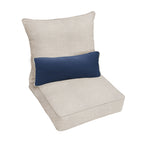 Ensemble coussin et coussin de chaise Oakley Sunbrella Solid pour intérieur/extérieur