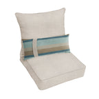 Ensemble coussin et coussin de chaise Oakley Sunbrella Solid pour intérieur/extérieur