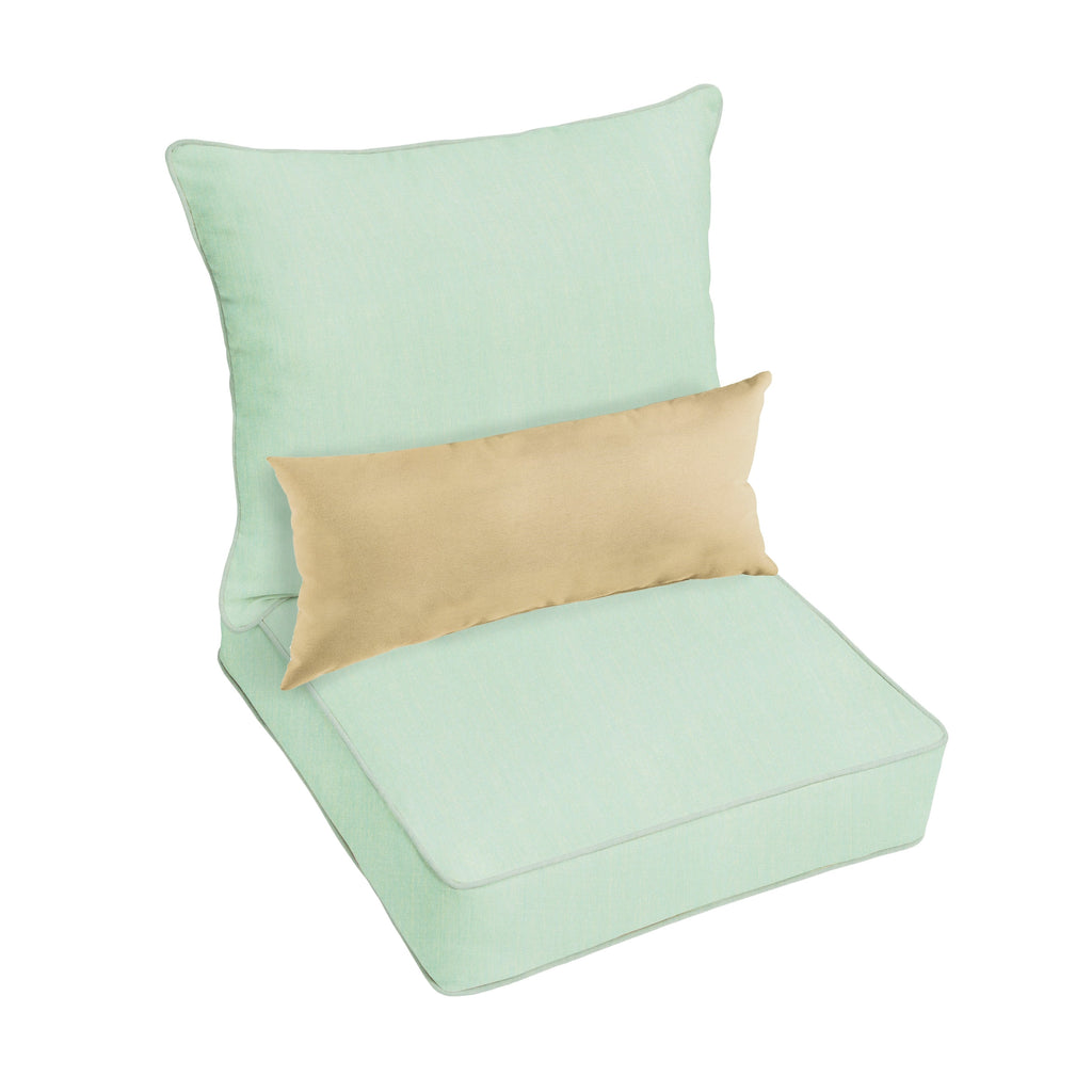 Ensemble coussin et coussin de chaise Oakley Sunbrella Solid pour intérieur/extérieur