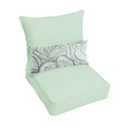 Ensemble coussin et coussin de chaise Oakley Sunbrella Solid pour intérieur/extérieur