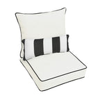 Ensemble coussin et coussin de chaise Oakley Sunbrella Solid pour intérieur/extérieur