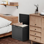 Coffre de rangement extérieur verrouillable en résine pour terrasse