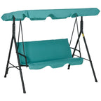 Balançoire de porche Outsunny pour 3 personnes
