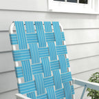 Outsunny Lot de 4 chaises pliantes de jardin, chaises de camping classiques, chaises de jardin portables pour le camping