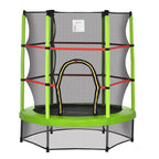 Trampoline Outsunny pour enfants de 1,5 m de diamètre avec filet pour l'intérieur et l'extérieur, de 3 à 6 ans