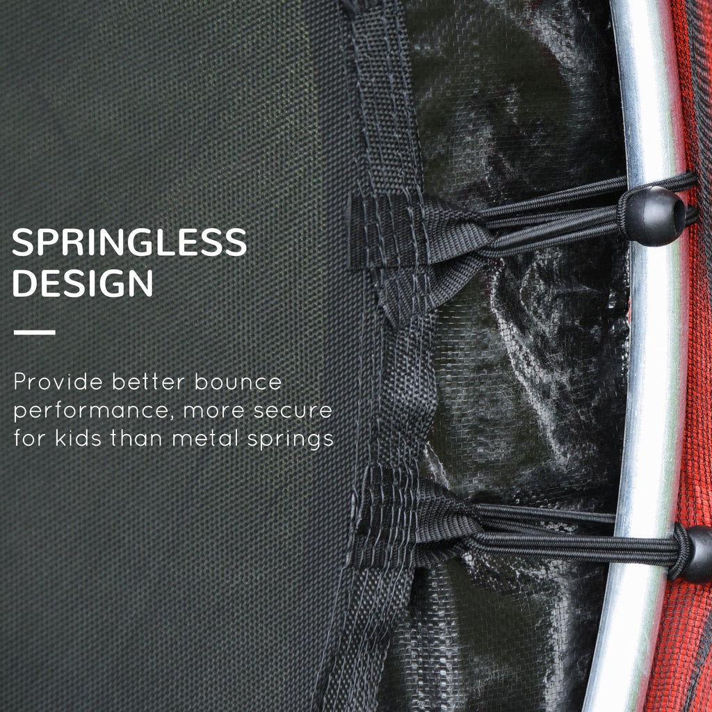 Trampoline Outsunny pour enfants de 1,5 m de diamètre avec filet pour l'intérieur et l'extérieur, de 3 à 6 ans