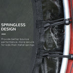 Trampoline Outsunny pour enfants de 1,5 m de diamètre avec filet pour l'intérieur et l'extérieur, de 3 à 6 ans