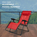 Chaise zéro gravité surdimensionnée Sun-Ray 1 pièce