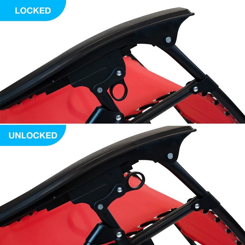 Chaise zéro gravité surdimensionnée Sun-Ray 1 pièce