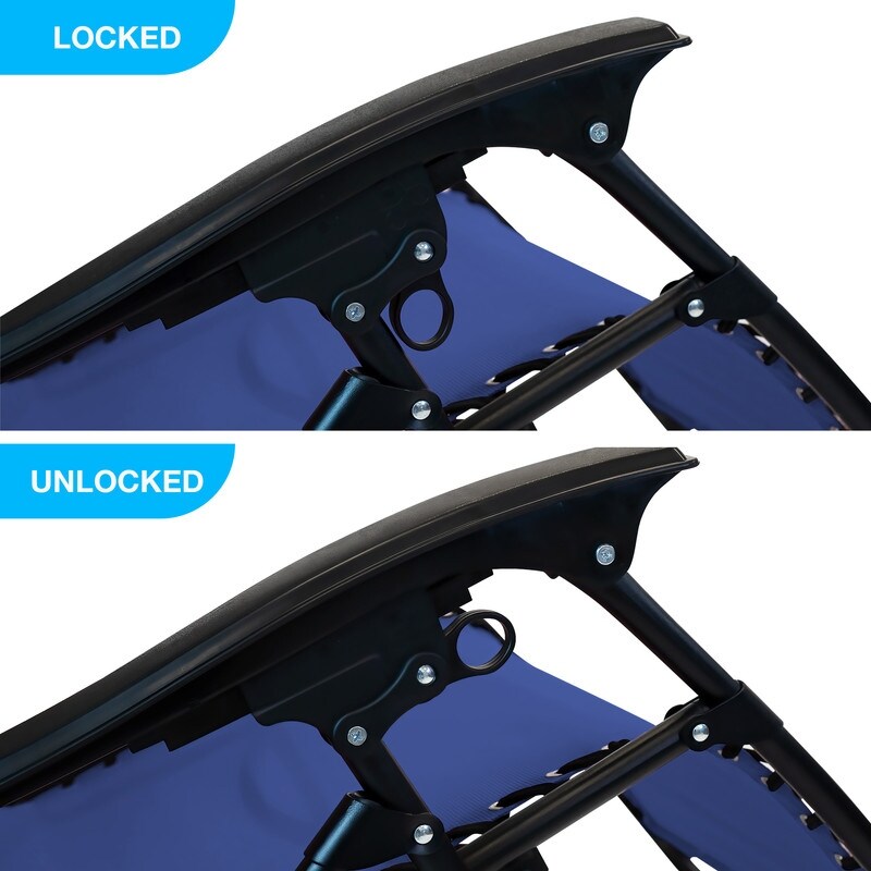 Chaise zéro gravité surdimensionnée Sun-Ray 1 pièce