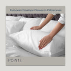 Parure de draps Pointehaven en coton à fibres longues 620 fils au pouce carré avec poche profonde