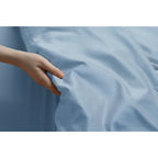 Parure de draps Pointehaven en coton à fibres longues 620 fils au pouce carré avec poche profonde