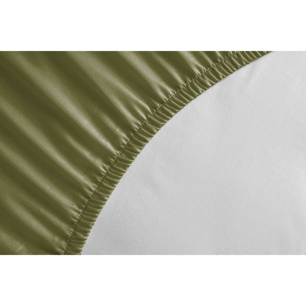 Parure de draps Pointehaven en coton à fibres longues 620 fils au pouce carré avec poche profonde