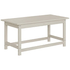 Table basse rectangulaire Polytrends Laguna en PEHD pour terrasse extérieure toutes saisons