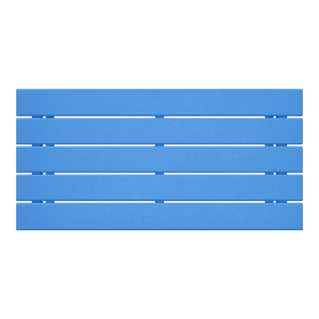 Table basse rectangulaire Polytrends Laguna en PEHD pour terrasse extérieure toutes saisons