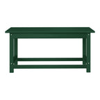 Table basse rectangulaire Polytrends Laguna en PEHD pour terrasse extérieure toutes saisons