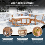 Table basse rectangulaire Polytrends Laguna en PEHD pour terrasse extérieure toutes saisons