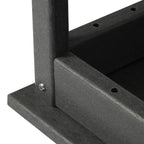 Table basse rectangulaire Polytrends Laguna en PEHD pour terrasse extérieure toutes saisons