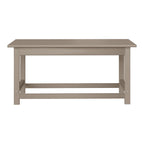 Table basse rectangulaire Polytrends Laguna en PEHD pour terrasse extérieure toutes saisons