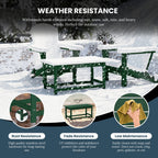 Table basse rectangulaire Polytrends Laguna en PEHD pour terrasse extérieure toutes saisons