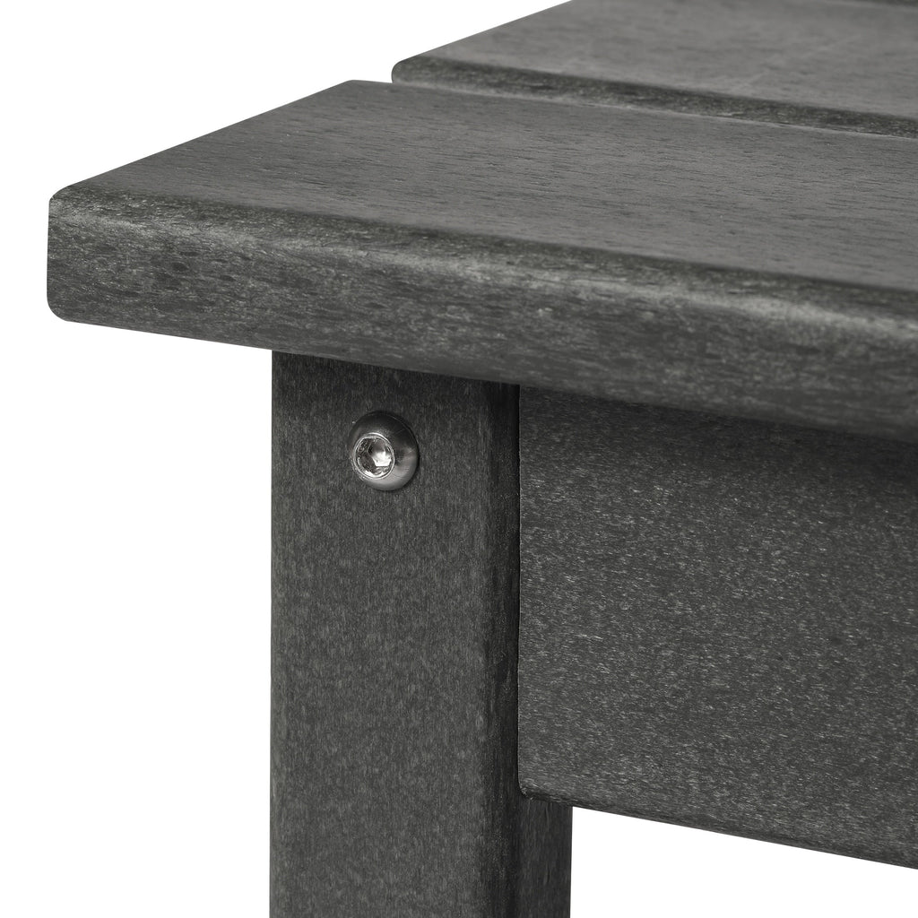 Table basse rectangulaire Polytrends Laguna en PEHD pour terrasse extérieure toutes saisons