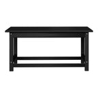 Table basse rectangulaire Polytrends Laguna en PEHD pour terrasse extérieure toutes saisons