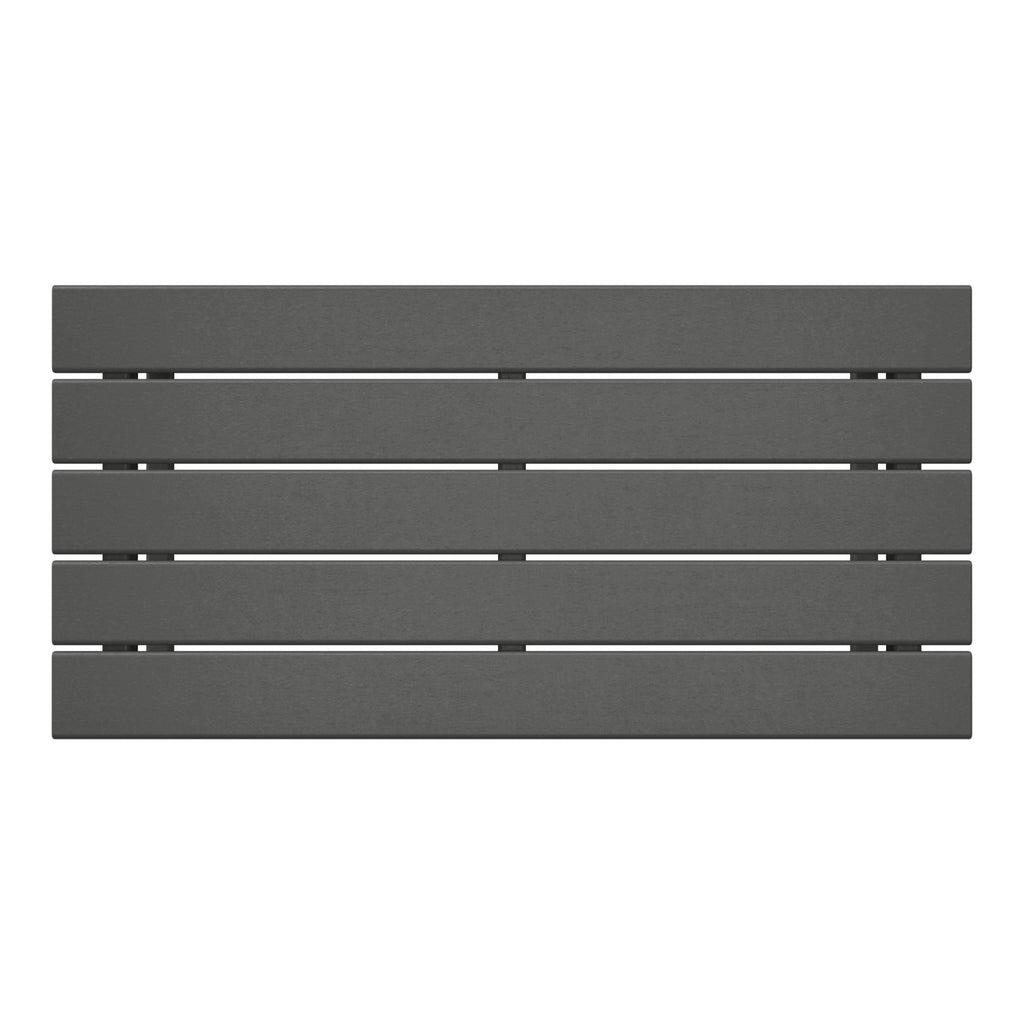 Table basse rectangulaire Polytrends Laguna en PEHD pour terrasse extérieure toutes saisons