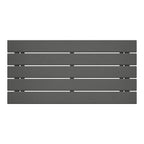 Table basse rectangulaire Polytrends Laguna en PEHD pour terrasse extérieure toutes saisons