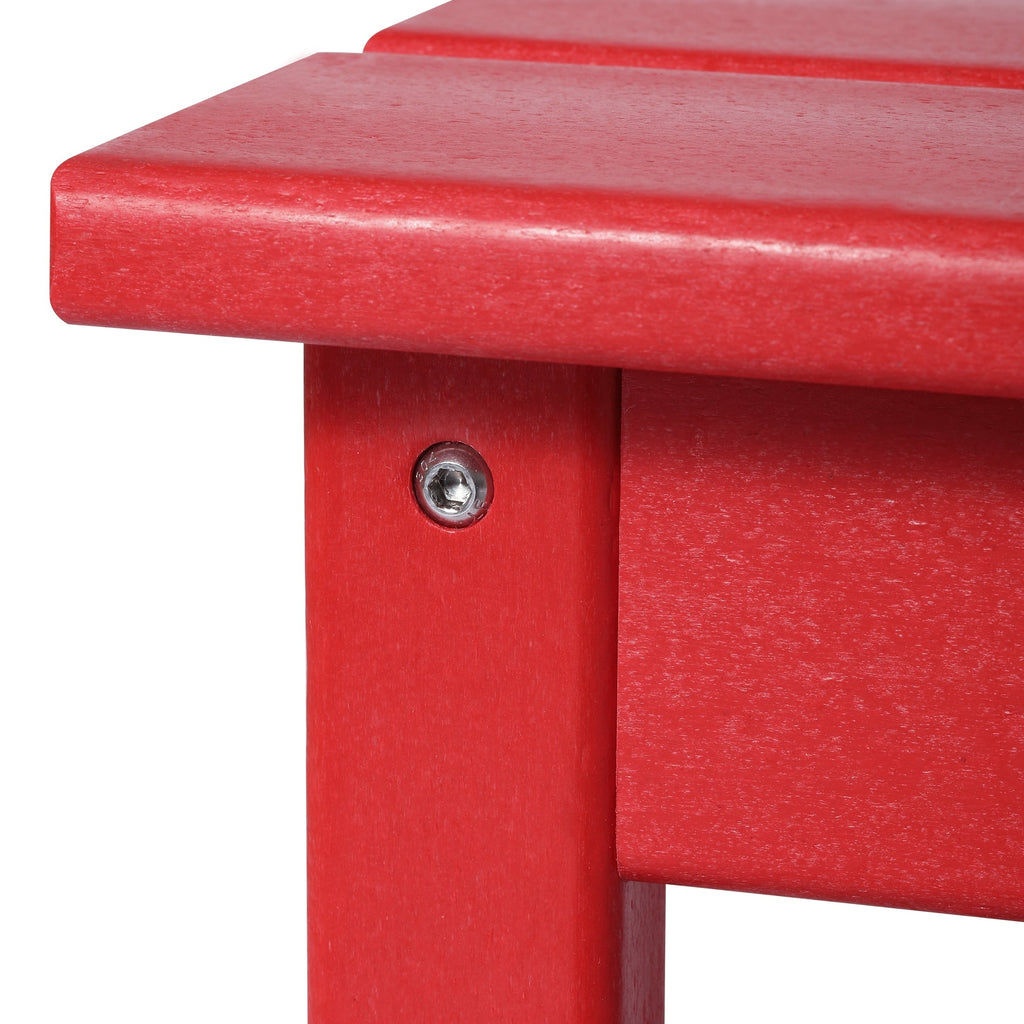 Table basse rectangulaire Polytrends Laguna en PEHD pour terrasse extérieure toutes saisons