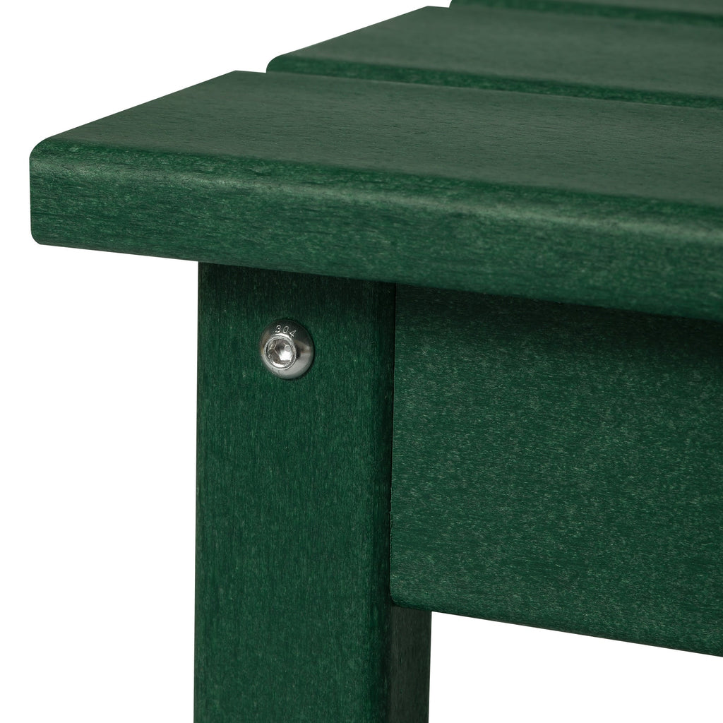 Table basse rectangulaire Polytrends Laguna en PEHD pour terrasse extérieure toutes saisons