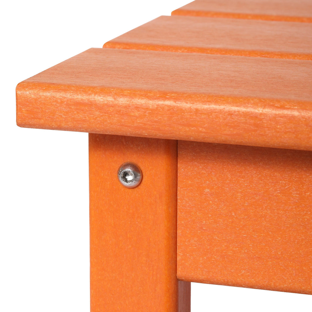 Table basse rectangulaire Polytrends Laguna en PEHD pour terrasse extérieure toutes saisons