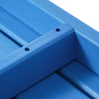 Table basse rectangulaire Polytrends Laguna en PEHD pour terrasse extérieure toutes saisons