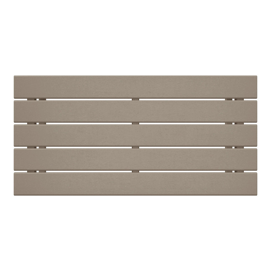 Table basse rectangulaire Polytrends Laguna en PEHD pour terrasse extérieure toutes saisons