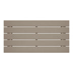 Table basse rectangulaire Polytrends Laguna en PEHD pour terrasse extérieure toutes saisons