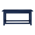 Table basse rectangulaire Polytrends Laguna en PEHD pour terrasse extérieure toutes saisons