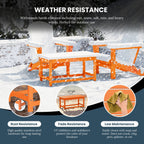 Table basse rectangulaire Polytrends Laguna en PEHD pour terrasse extérieure toutes saisons