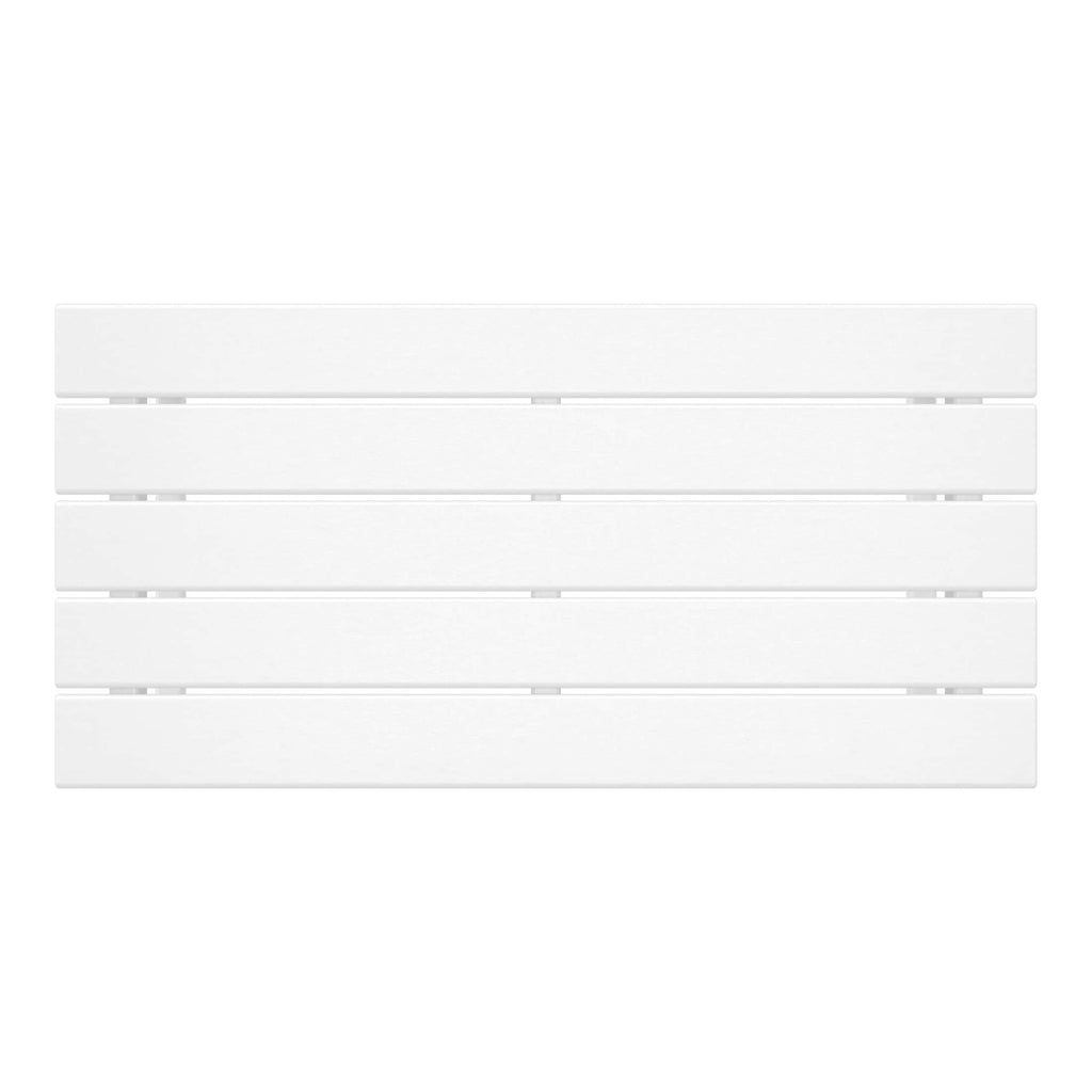 Table basse rectangulaire Polytrends Laguna en PEHD pour terrasse extérieure toutes saisons