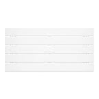 Table basse rectangulaire Polytrends Laguna en PEHD pour terrasse extérieure toutes saisons