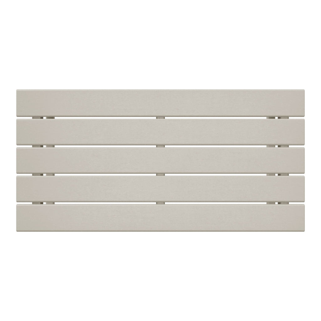 Table basse rectangulaire Polytrends Laguna en PEHD pour terrasse extérieure toutes saisons