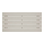 Table basse rectangulaire Polytrends Laguna en PEHD pour terrasse extérieure toutes saisons