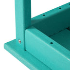 Table basse rectangulaire Polytrends Laguna en PEHD pour terrasse extérieure toutes saisons