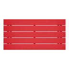 Table basse rectangulaire Polytrends Laguna en PEHD pour terrasse extérieure toutes saisons