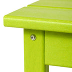 Table basse rectangulaire Polytrends Laguna en PEHD pour terrasse extérieure toutes saisons